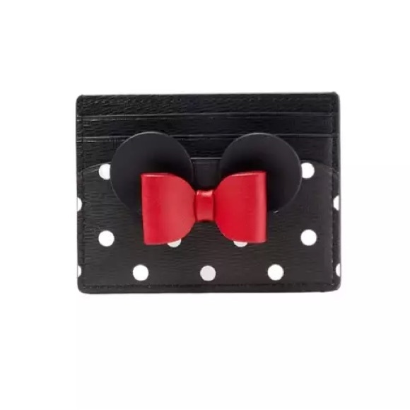 Disney X Kate Spade Minnie Mouse North South Flap Phone Crossbody & Card Holder - Picture 10 of 14